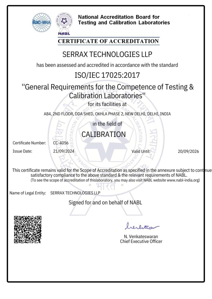 Calibration Certificate